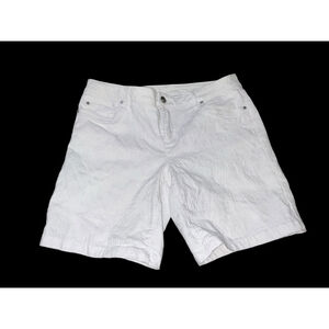 Simply Vera Vera Wang White Textured Shorts – Size 8 🤍✨